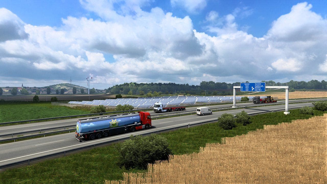 Euro Truck Simulator 2 motorway freight traffic for reviewing the 1.58 release